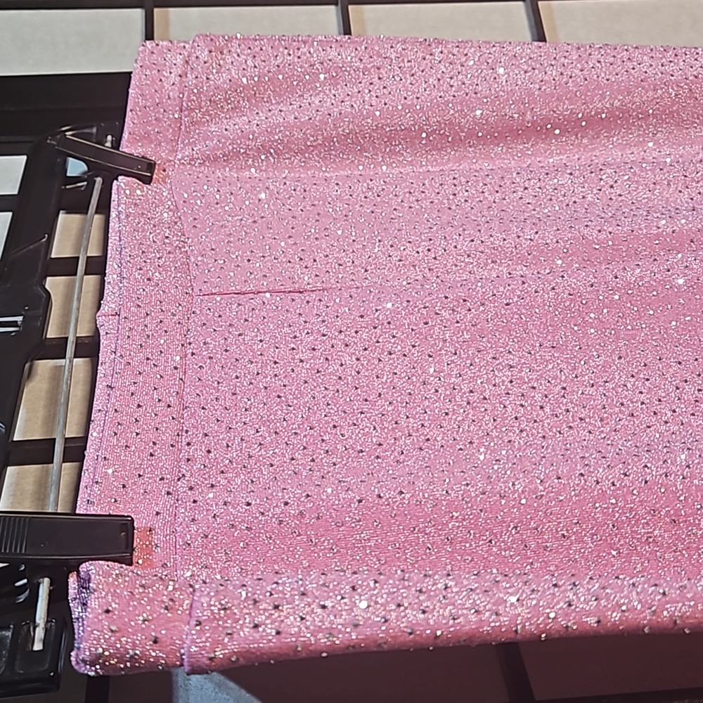Pink High Rise Flare Pants - Picture 3 of 5